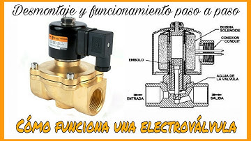 CÓMO FUNCIONA UNA ELECTROVÁLVULA O VÁLVULA DE SOLENOIDE #Electroválvula #Cómofunciona