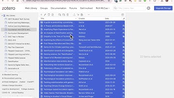 Zotero Web - How to Create a Bibliography?