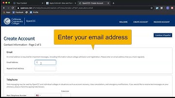 Walkthrough: How to create an OpenCCC account