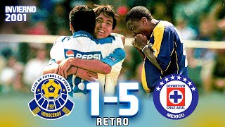 La Piedad 15 Cruz Azul  Jornada 13  Invierno 2001