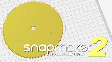 Printing a 128-tooth gear with Eryone PLA+ on the Snapmaker 2.0 - Live Stream relaxing music