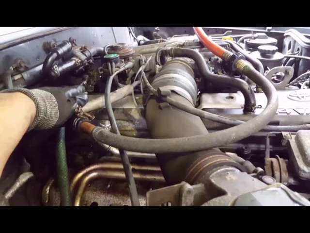 1994 Toyota Land cruiser heater core cleaning. Heater not working - YouTube