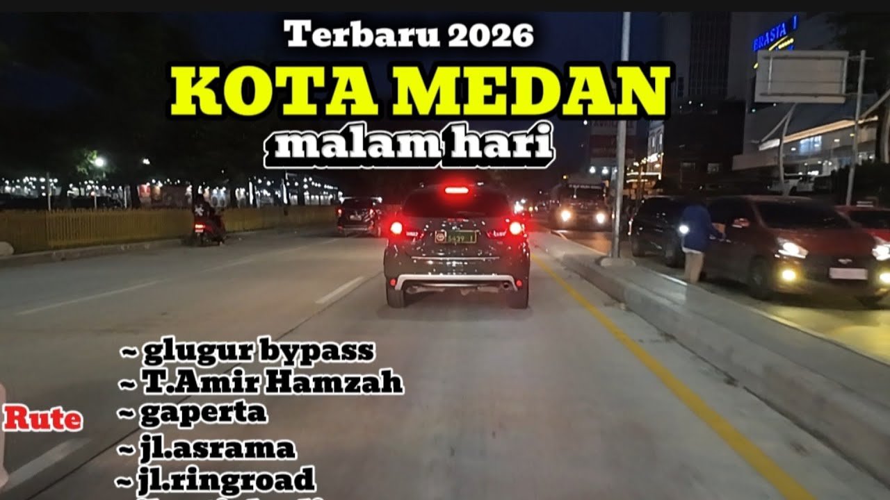 Gemerlap malam hari kota medan | terbaru 2026