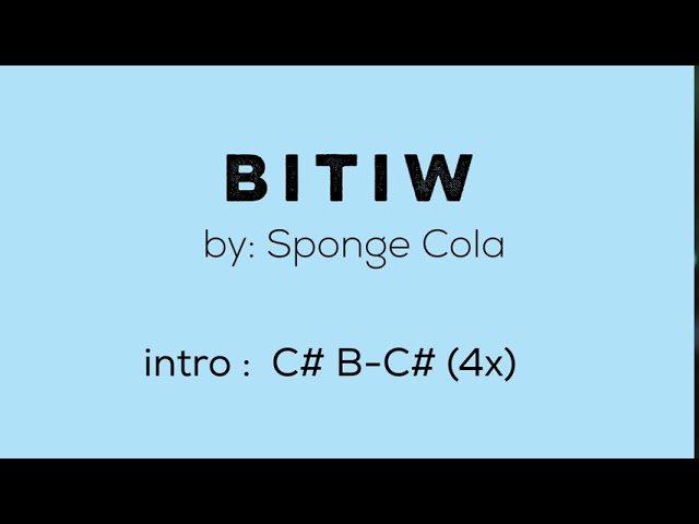 Bitiw - Sponge Cola class=