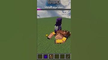 Mutant piglin brute vs violet warden #minecraft #mutantmobs #minecraftpe #mutantallmob #gaming