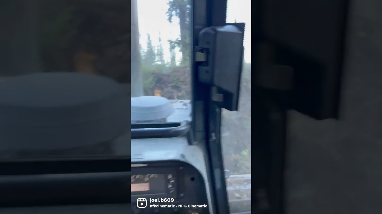 Inside a Dozer on the Mount Hayes Fire 