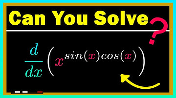 The Derivative of x^(sin(x)*cos(x))!!!
