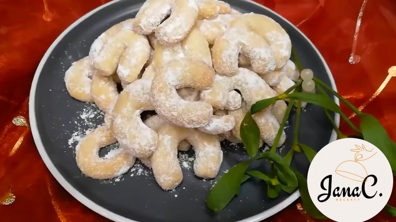 Vanilkové rohlíčky  - skvělý osvědčený recept/vánoční cukroví / @JanaCJany