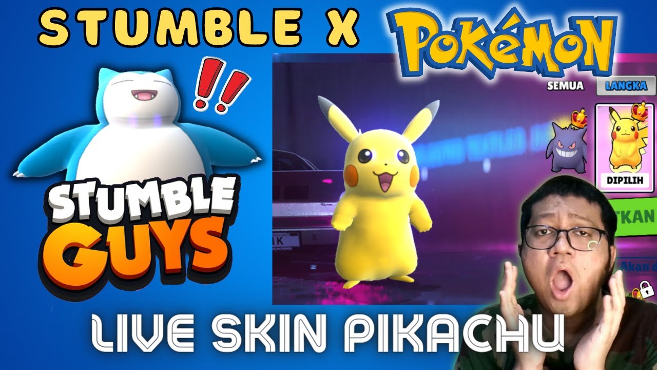 STUMBLE GUYS X POKÉMON jogo online gratuito em