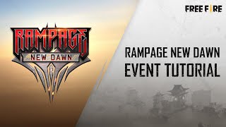 Rampage New Dawn - Event Tutorial | English | Garena Free Fire