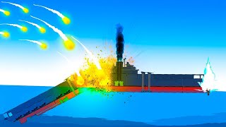 This Is The Best Way To Blow A Ship In Half! - Ships At War Battle Simulator