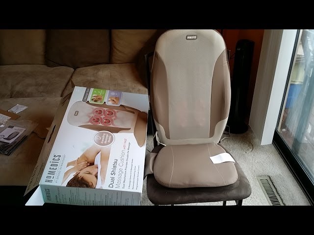 HOMEDICS DUAL SHIATSU MASSAGE CUSHION MCS-370H