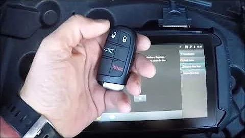 2019 Dodge Challenger proximity key programming via the star connector in the trunk!