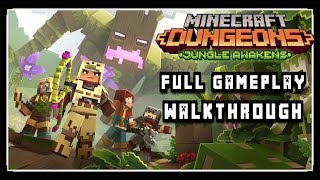 Minecraft Dungeons DLC Jungle Awakens Full Gameplay Walkthrough (Let's Play No Commentary)