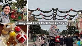 Disneyland Paris Christmas Day 3 - Snacks, Parades and Euro Tunnel Travel Day Home