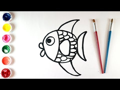 Video: Si Të Vizatoni Një Peshk