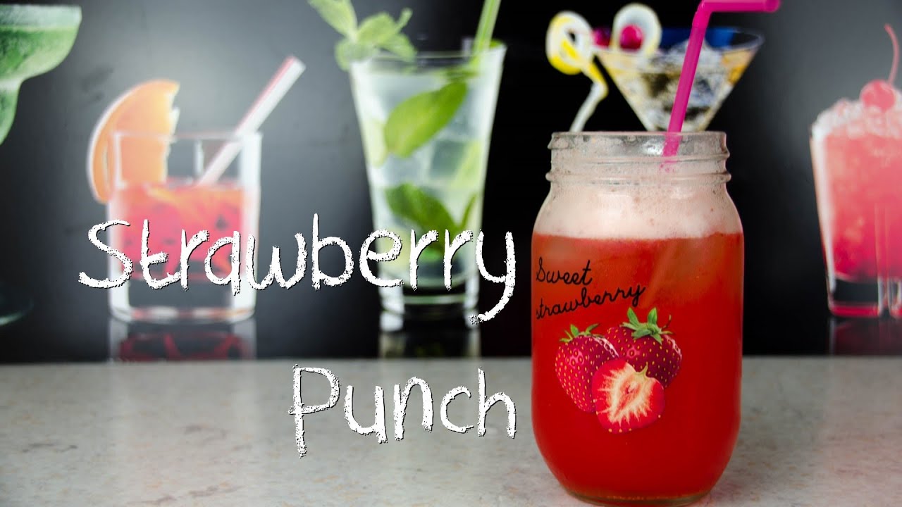 Strawberry Punch - der erdbeerig erfrischende Sommer Cocktail ...