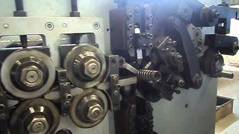 AUTOMATIC COMPRESSION SPRING MACHINE By German Spring Industry