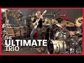 Bozzio donati and feraud the ultimate drums and bass power trio
