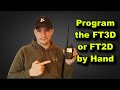 How to Program Repeaters in the FT3D or FT2D by Hand