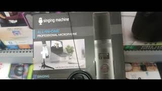 SINGING MACHINE ALL IN ONE PROFESSIONAL MICROPHONE $69.ON SALE