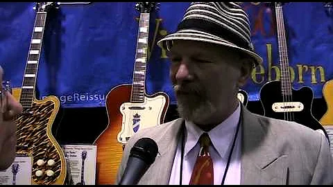 Dan Erlewine with Roger Fritz at the NAMM Show