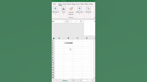 GENERATE A RANDOM NUMBER BETWEEN 0 AND 1 IN EXCEL #shortvideo #shorts #short #youtube #youtubeshorts