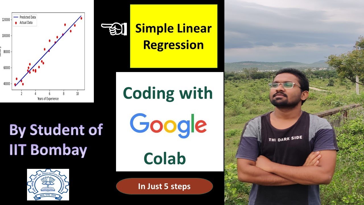 Simple Linear Regression In Python | By IIT Bombay Student |Fully ...