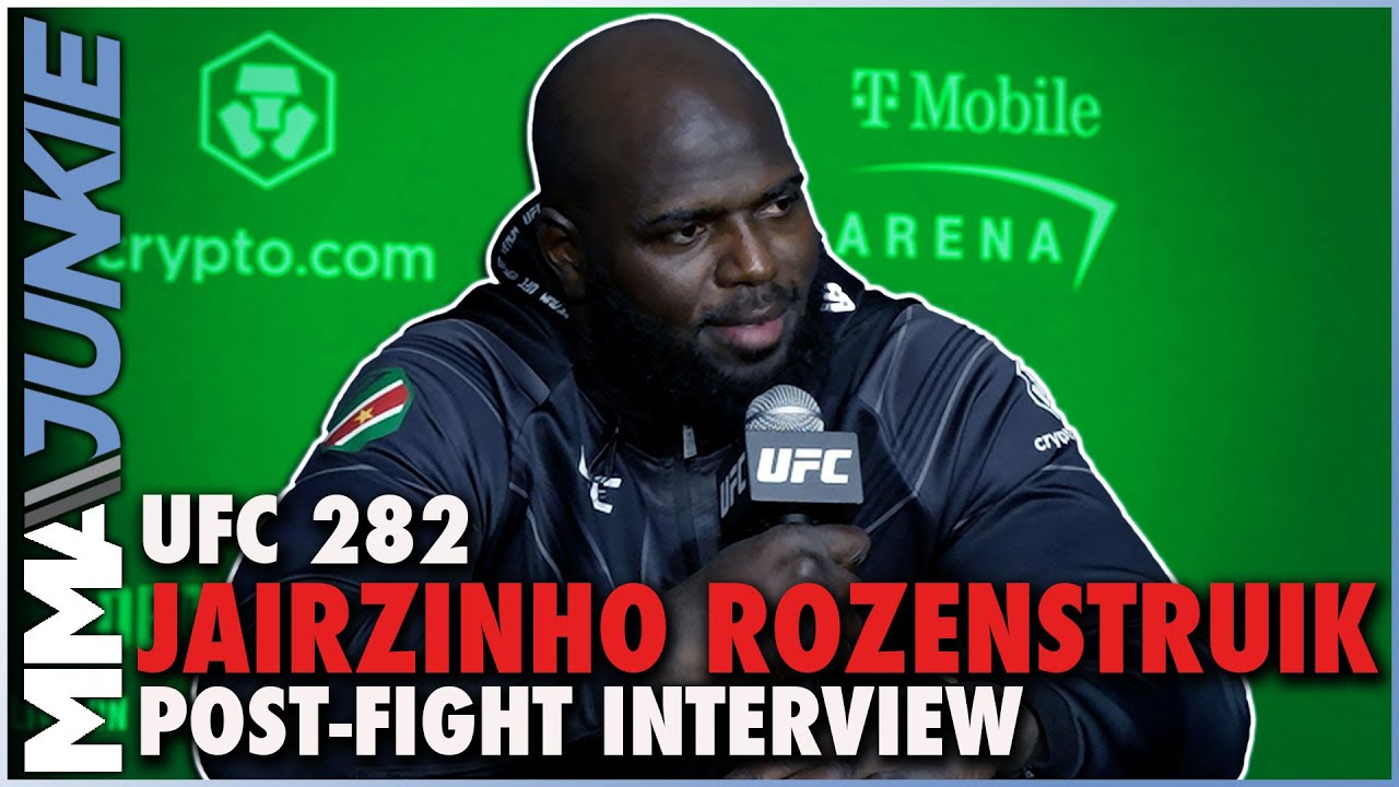 Jairzinho Rozenstruik Tells Top 5 Of Heavyweight Division Dont Get Too Comfortable UFC 282