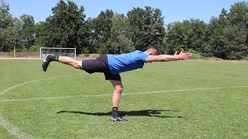DR-Athletics: Movement Prep - Inverted Hamstring Stretch (Stand Waage)