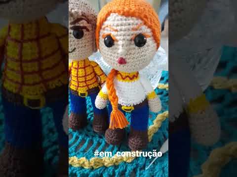 #amigurumi #crochetando #crochet #boneca #toystory #woody #jessi