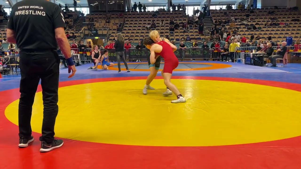 Final. Zelem Zubairaev HAC Stralsund-Erik Nilsson HBK Bergania Gr-R 17  65 Kg