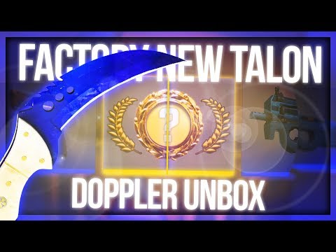 CS:GO TALON DOPPLER UNBOX (FIRST KNIFE IN 1 YEAR)