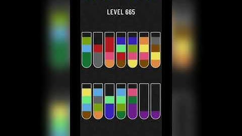 Water sort puzzle level 665