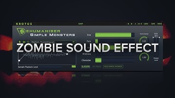 How To Create Zombie Sound Effects Using Simple Monsters