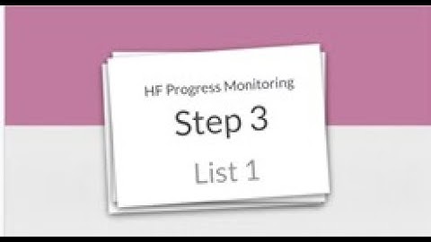 High Frequency Step 3 list 1