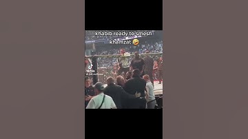 Thumbnail of khabib ready to smesh khamzat 🤣 #khabibnurmagomedov #khamzatchimaev #ufc