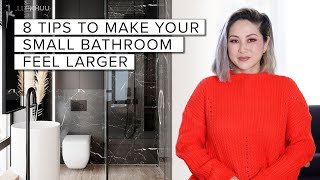 8 Ways to Make Your Small Bathroom Look Larger (No Remodeling Necessary!) SMALL SPACE SERIES