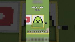 Minecraft Satisfying Sand Art #minecraft #shortvideo #gaming