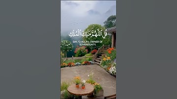 🎙️خشوع يلامس قلبك مع آية ﴿قُلِ اللَّهُمَّ مَالِكَ الْمُلْكِ﴾ من سورة آل عمران🌿