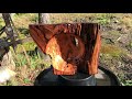 Wood-Turning Old chunk of Cherry