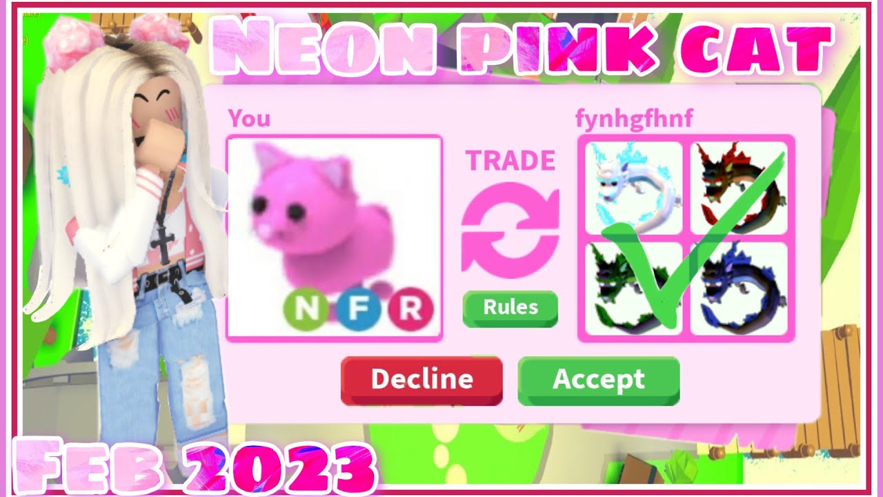 Download a FREE [Pink] Adopt Me trading window! 👍