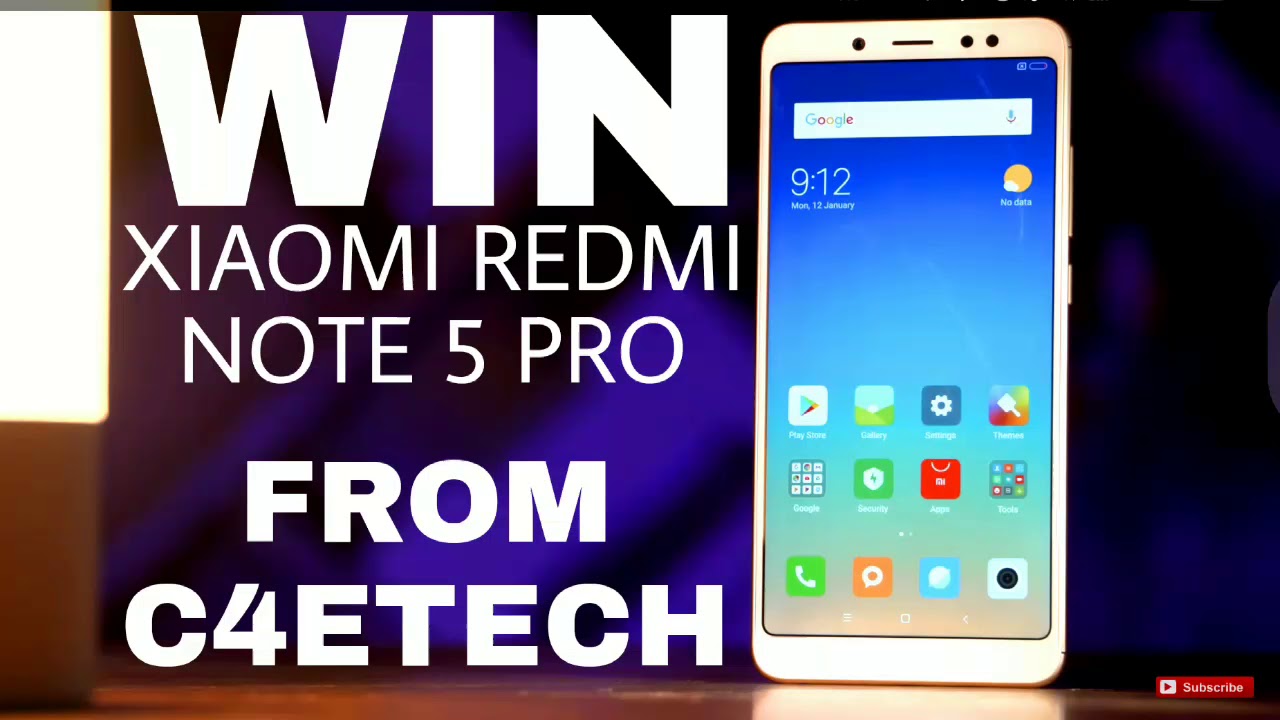 Xiaomi Redmi Note 5 Pro International Giveaway from C4ETech