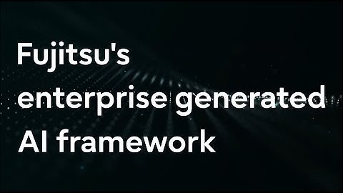 Fujitsu AI strategy