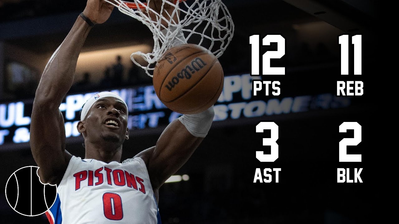 Jalen Duren Highlights Pistons vs. Pacers 13th Mar 2023 YouTube