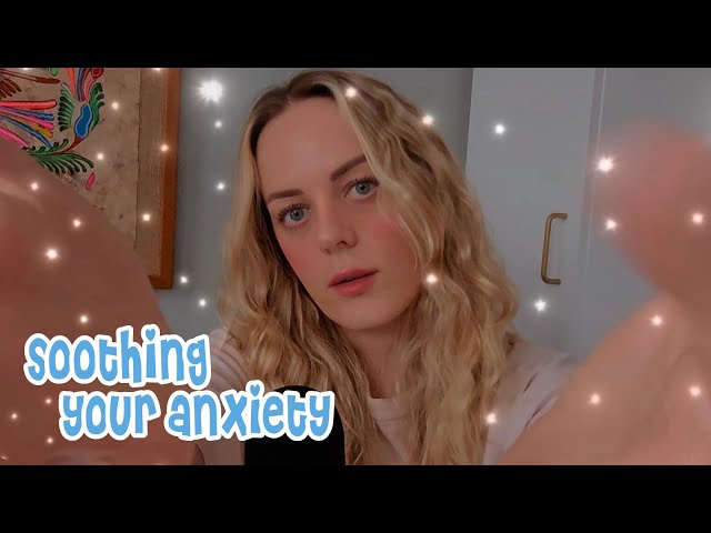 ASMR ✧ Soothing Your Anxiety & Overthinking 🤍 Grounding & Comforting w/ Hand Movements+Face Touching