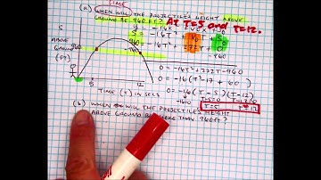 precalculus p.7b projectile motion