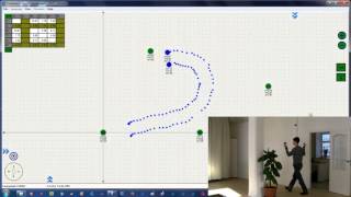 Precise (+-2cm) indoor "GPS" - tracking 2 mobile beacons simultaneously