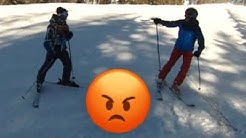 SESSION SKI GROS  CLASH AVEC UN ANGLAIS