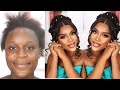 100M VIEWS😱⬆️ BRIDE👆VIRAL video 💣BOMB🔥 😱MUST WATCH 😳 BRIDAL MAKEUP AND HAIR TRANSFORMATION ❤️WOC